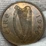 Ireland 1946 1d Penny Beautiful Uncirculated RB Lustrous Image 2