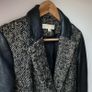 Michael Kors Wool Leather Blazer Image 3