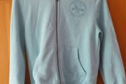 Dunnes pale blue /turquoise hoodie age 11