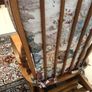 Solid Oak Wood Rocking Chair Image 3