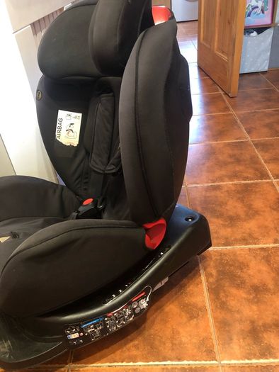 Rotating car seat with isofix