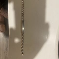Men sterling silver bracelet