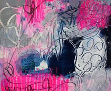 Neon Pulse 20 by 20 cm The Abstracts