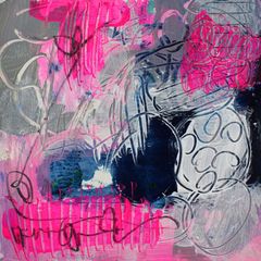 Neon Pulse 20 by 20 cm The Abstracts