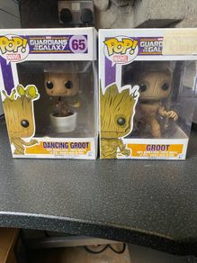 Groot POP Figures x 2