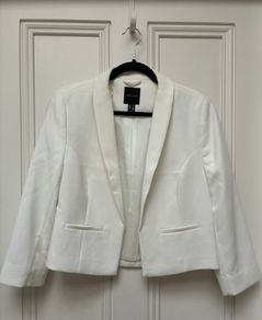 New Look White Blazer: Size 10