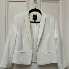 New Look White Blazer: Size 10