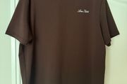 River Island Brown Slim Fit Textured Crew Neck T-Shirt
