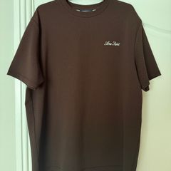 River Island Brown Slim Fit Textured Crew Neck T-Shirt