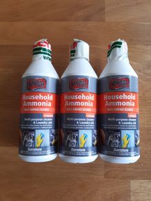 Household Ammonia 3x500ml Bottles