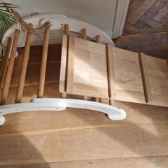 wooden toddler climbing frame