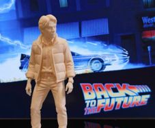 3D Printed Marty McFly From Back To The Future Figurine 80s