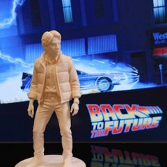 3D Printed Marty McFly From Back To The Future Figurine 80s