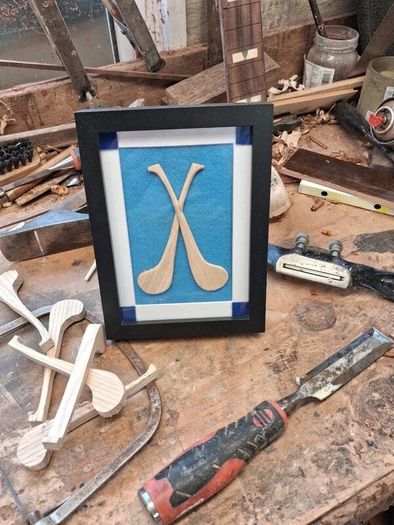 Handmade framed hurls