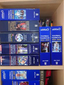 Complete Rothmans Sky Sports Football Yearbook Collection 1984 to 2025