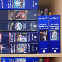 Complete Rothmans Sky Sports Football Yearbook Collection 1984 to 2025