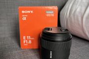 Sony SEL11F18 - 11mm F1.8 APS-C Wide Angle Lens