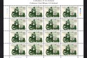 2010 Ireland Centenary of the AA (Automobile Association) in Ireland Commemorative Stamp Sheetlet Plate 1B1B1B1B Mint Never Hinged (MNH)