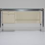 Mid-Century Lacquer, Glass and Chrome Desk by Pierre Cardin, 1970s Image 2