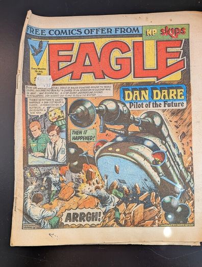 10 x Vintage 1980s Comics Lot  Eagle Tiger 2000AD Crunch Duran Duran