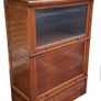 1940's Antique French oak/walnut modular bookcase/display unit.. Image 3