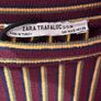Zara Trafaluc Striped MIDI dress size S Image 3