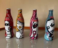 Rare unopened Patricia Field Diet Coke bottles