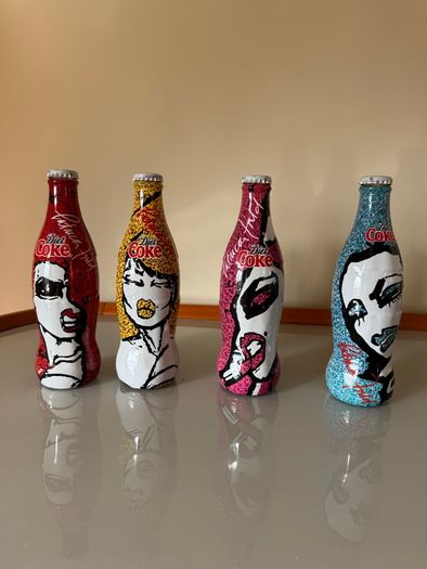 Rare unopened Patricia Field Diet Coke bottles