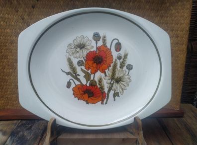 vintage platters, platter, retro platter, Arklow, Poole, JG Meakin