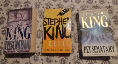 Three Stephen King paperbacks job lot