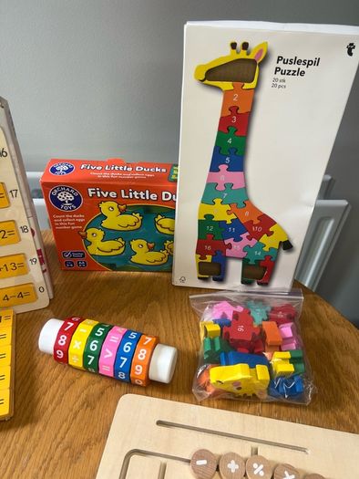 Bundle Math counting numbers match educationl toys Montessori