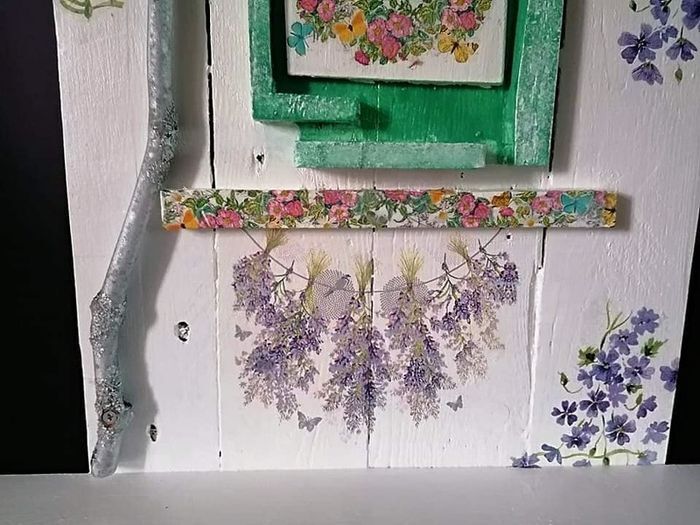 Enchanted fairy door/decorative shelf display