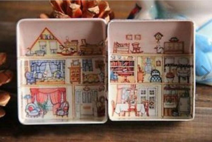 6 pcs Metal Mini Full Color Tin Box. Free Post