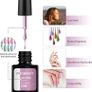 Gel Nail Polish Starter Kit, Phoenixy 12 Colours Soak off Gel Nail Polish Set with Nail Lamp 8ml Gel Nail Kit Shellac Nail Kit Gift Set for Women (FREE POSTAGE) Image 3