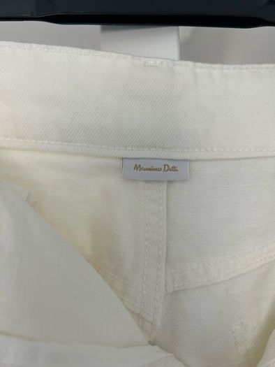 Denim Skirt - cream Denim