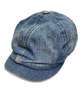 Ralph Lauren Rrl Double Denim Newsboy Flat Cap Hat