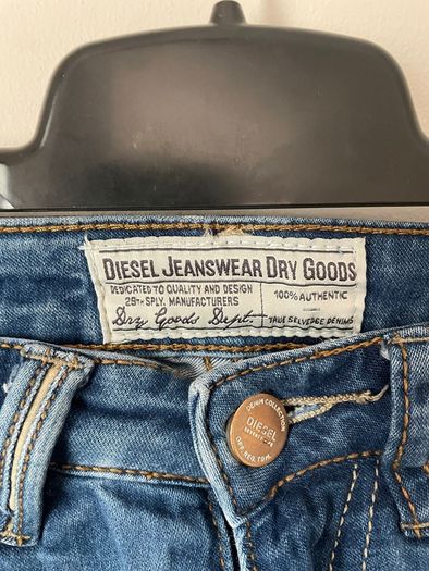 DIESEL JEANS High Waist Skinny Leg Bum Lift Blue Size 26/32!
