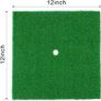 Golf Hitting Mats Indoor/Outdoor SBR Golf Mats with Rubber Tee Holder for Driving Range Practice, Backyard Use - Green, 12 X 12 Inch & 12"X24" Image 2