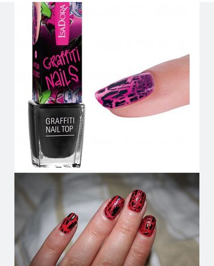 Isa Dora Graffiti Nail Top