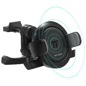 Wireless Charger Car Phone Holder, Vent Phone Mount with 7.5W/10W Qi Fast Wireless Charging for iPhone XS XR XS MAX, Galaxy S9 and Qi-Enabled Device