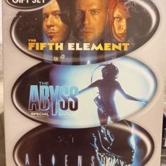 The fifth element The Abyss Aliens 3 dvd set classic sci fi bruce willis