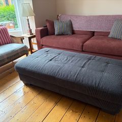 Large ottoman footstool