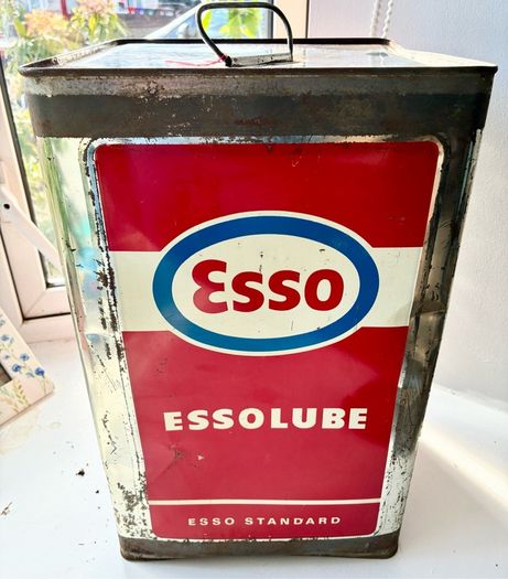 Vintage Esso 20L Oil Can