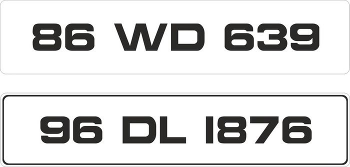 Show Number Plates