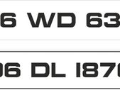 Show Number Plates