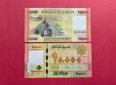 Lebanon  10,000 Livres. 2014   Pick  92b . ( Uncirculated )