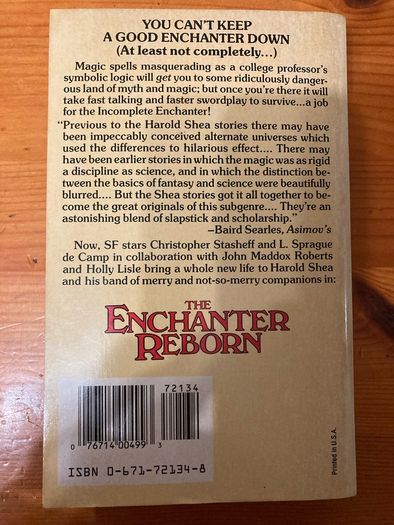 Fantasy book:'The Enchanter Reborn'