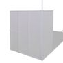 Shower Bath Screen Wall L Shape 70 x 120 x 140 cm 4 Panels Foldable Image 2