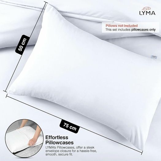Pillow Cases Pack of 2 & 4,Ultra Soft Breathable Housewife & Oxford Cover, OEKO-TEX Certified,Nanoplush Double Brushed Quick Dry Pillowcases, Envelope Closure Wrinkle Fade Resistant,50x75 CM