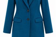 Hobbs Teal Wool Coat